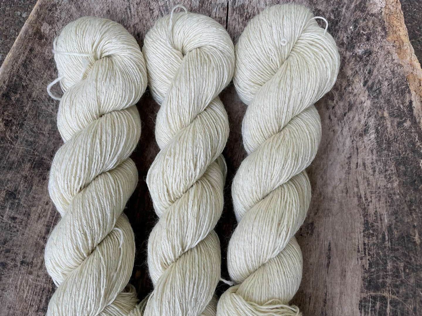 Yarn to dye yourself - Glitter Sock