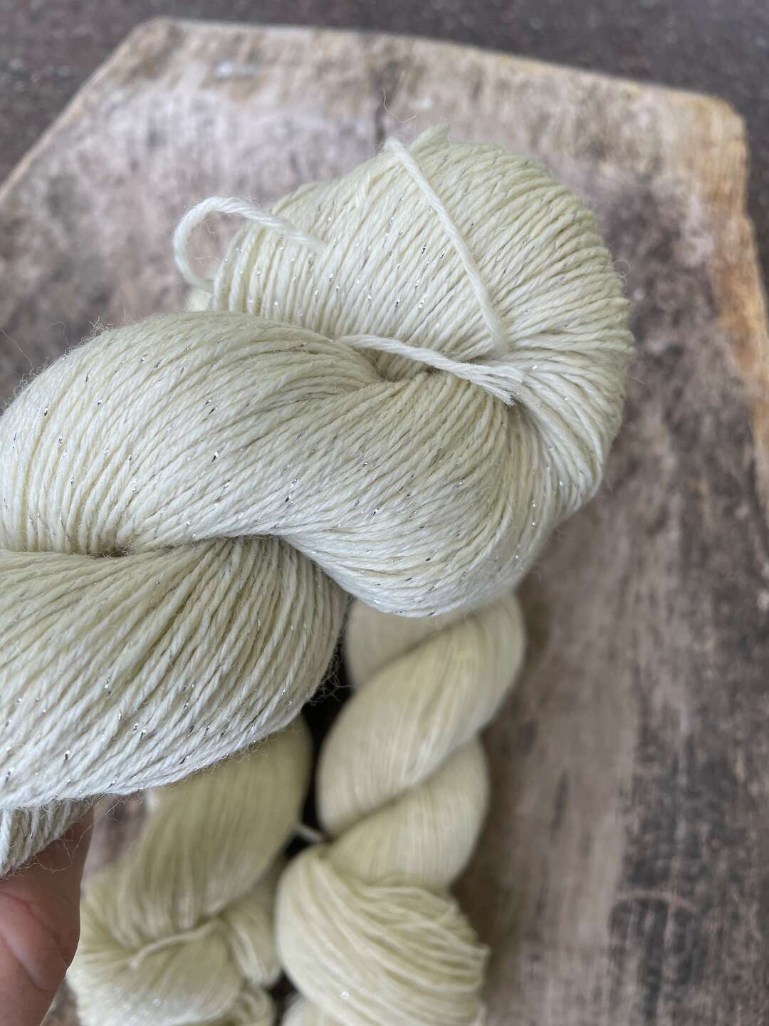 Yarn to dye yourself - Glitter Sock