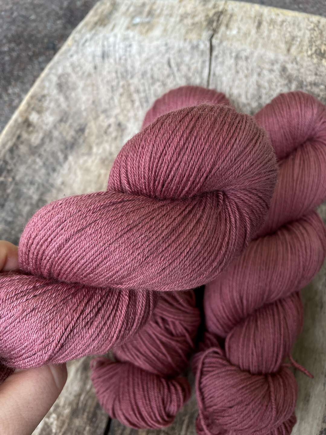 Extra fine merino silk - Dark raspberry