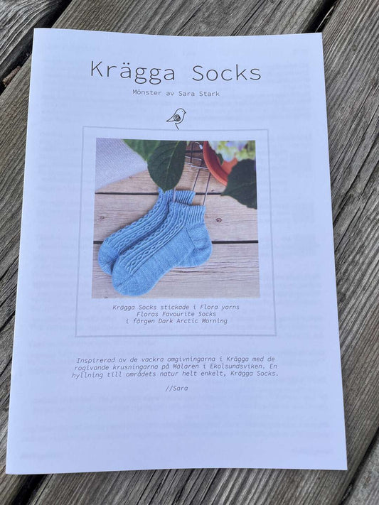 Pattern Sara Stark Blackbirdknits Krägga socks